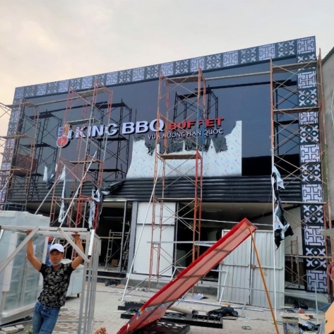 Quy trình hướng dẫn làm bảng hiệu quảng cáo
